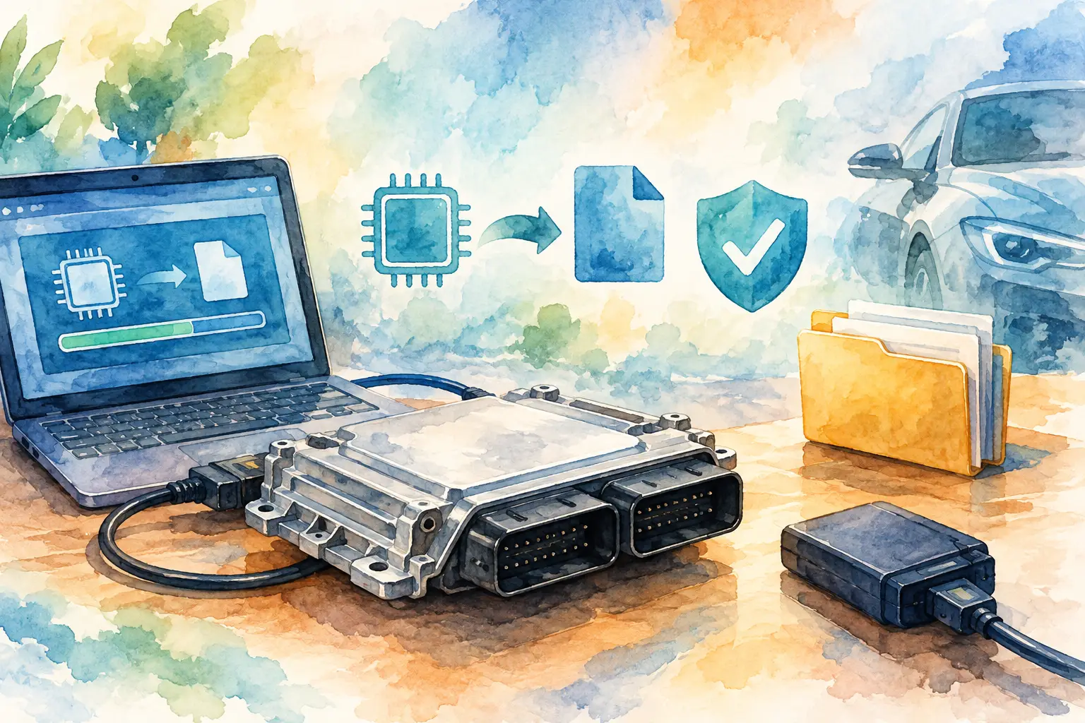 Procédure sauvegarde ECU avant flash fiable