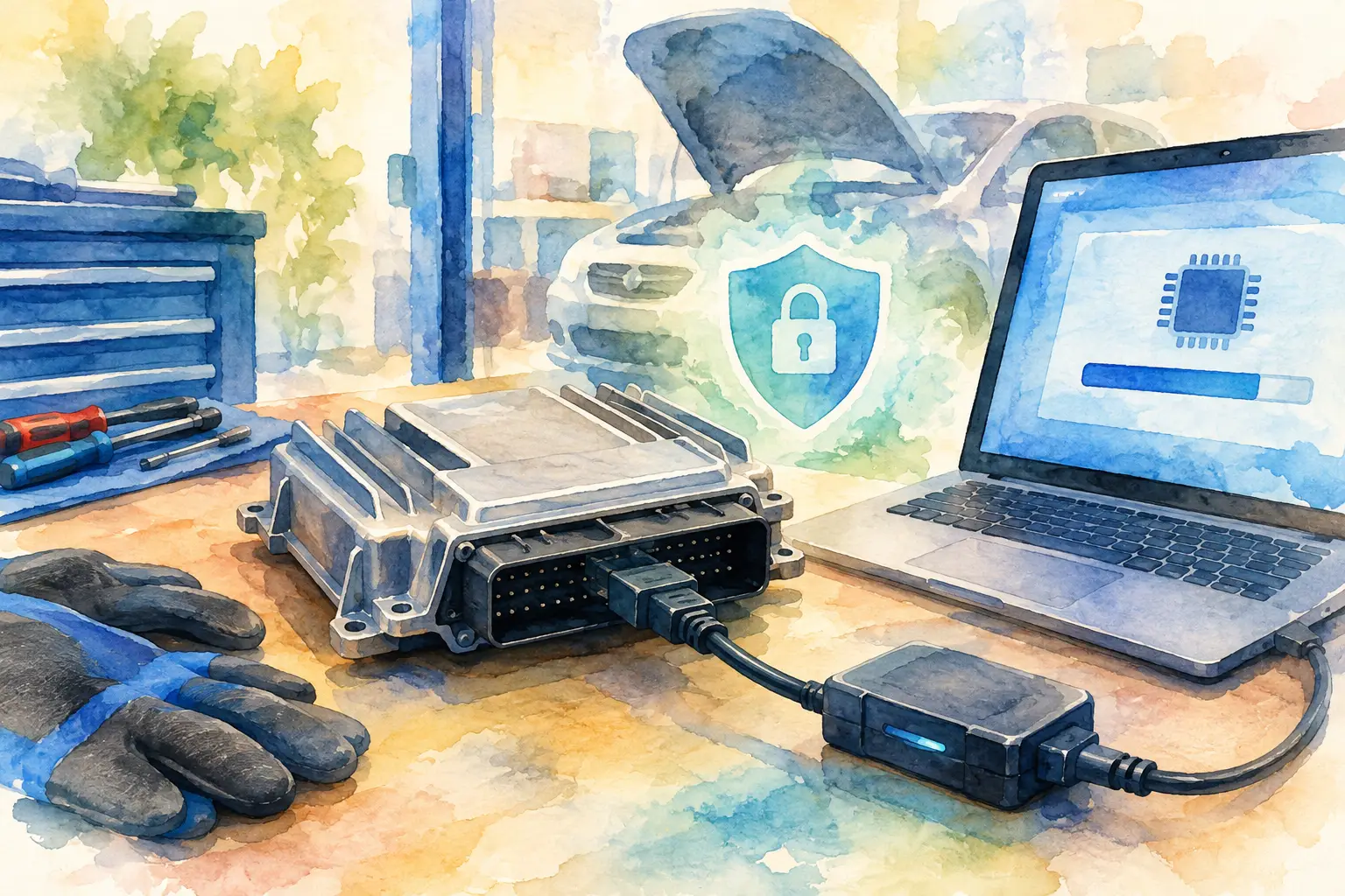 Comment sécuriser un flash ECU en atelier