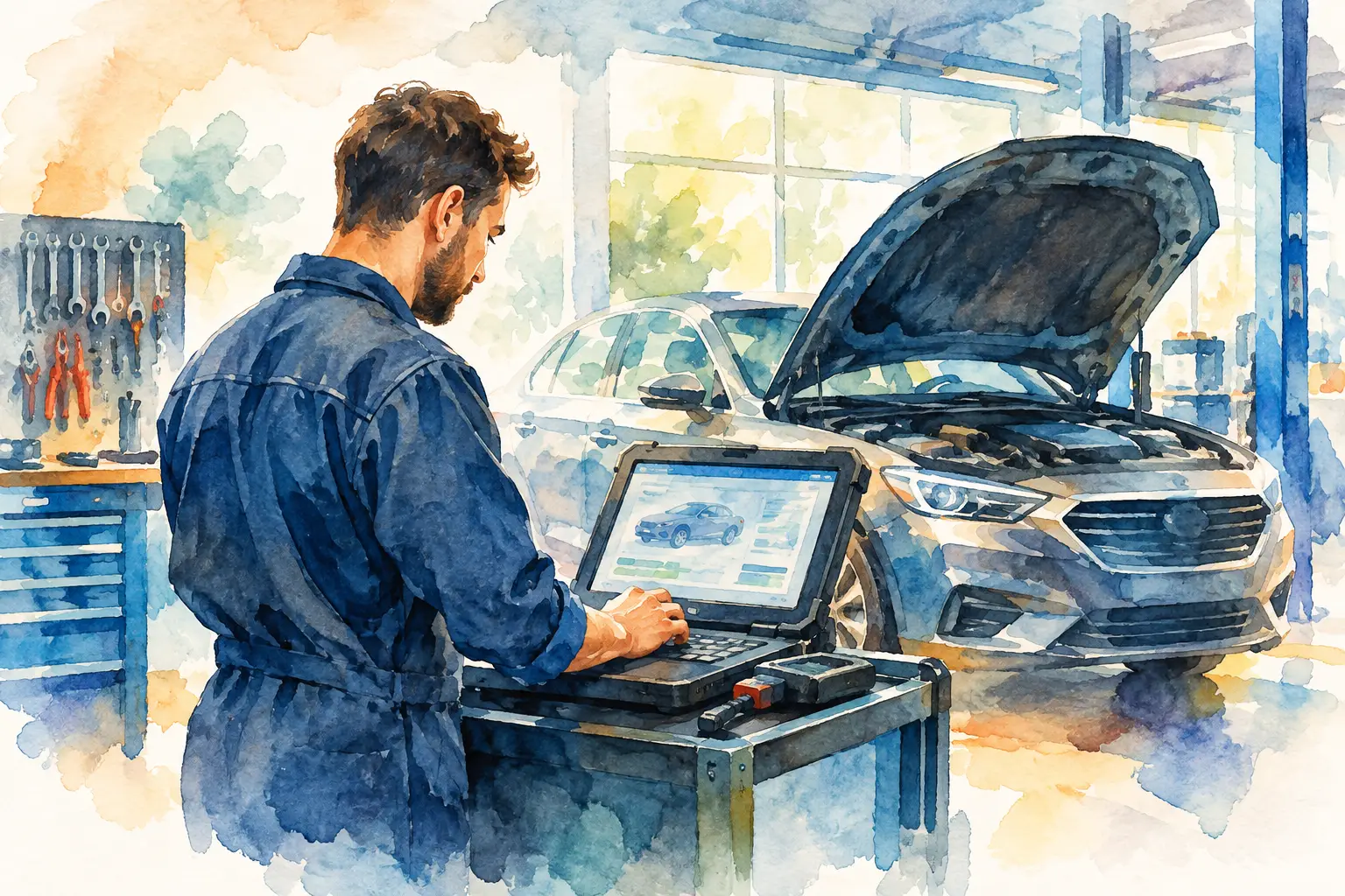 Résultat flash sécurisé en atelier professionnel