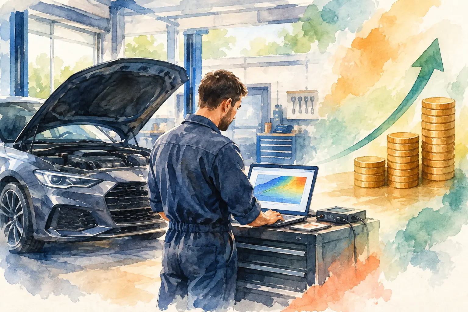 Quelle marge pour garage en reprogrammation ?